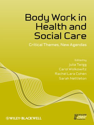 cover image of Body Work in Health and Social Care